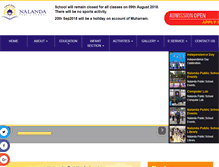 Tablet Screenshot of nalandapublicschool.org